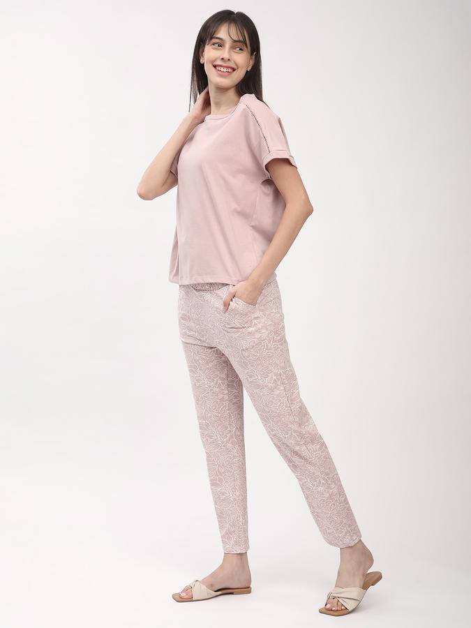 R&B Women Orchid Printed Pyjama Set