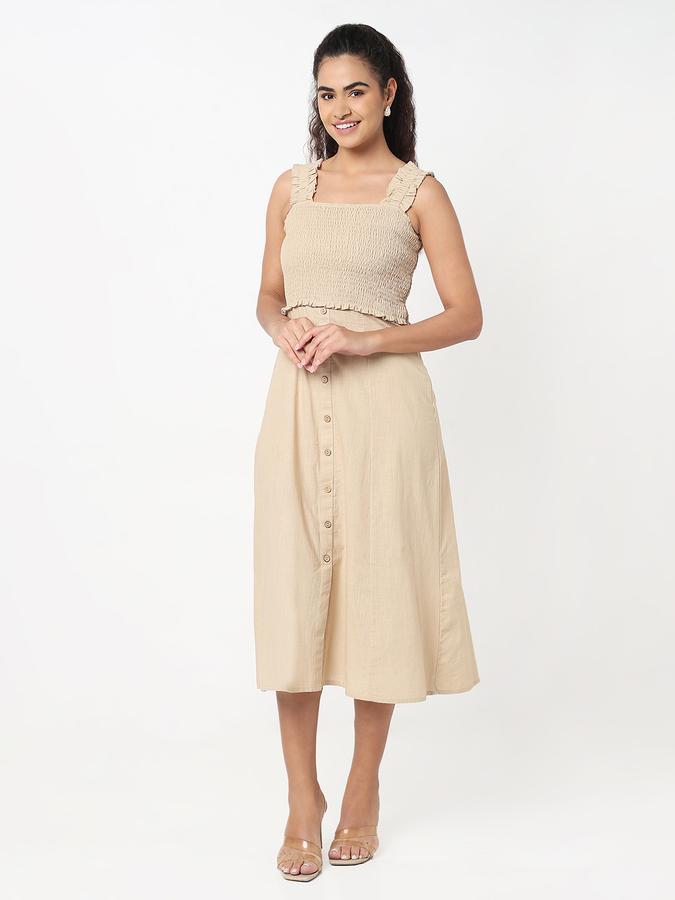R&B Women A-line Below Knee Dress  image number 1