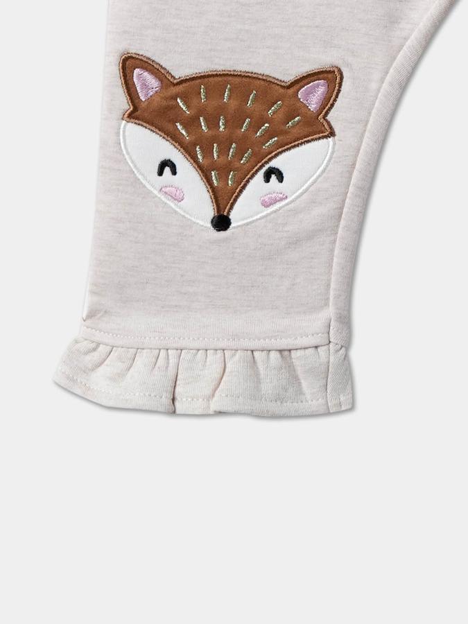 Regular Fit Baby Girls Trousers image number 2