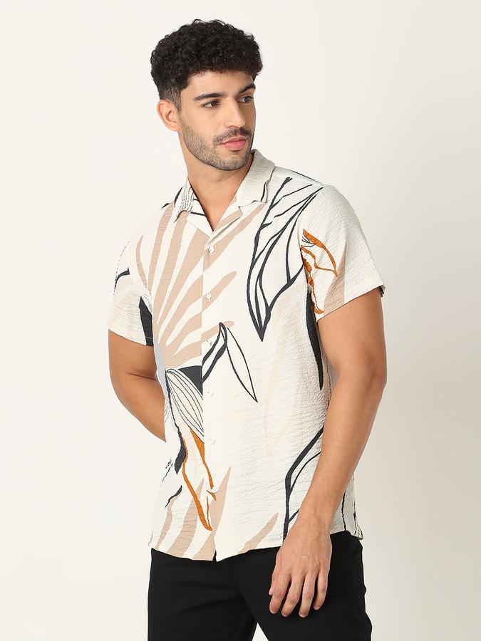 Men Tropical Print Regular Fit Shirt image number 1