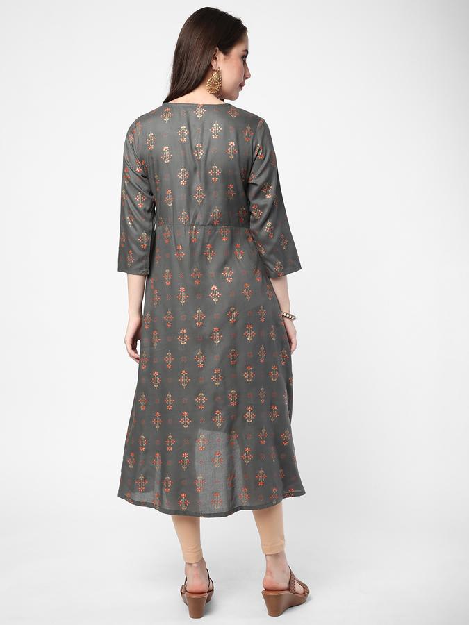 R&B Grey Women Kurtas image number 2