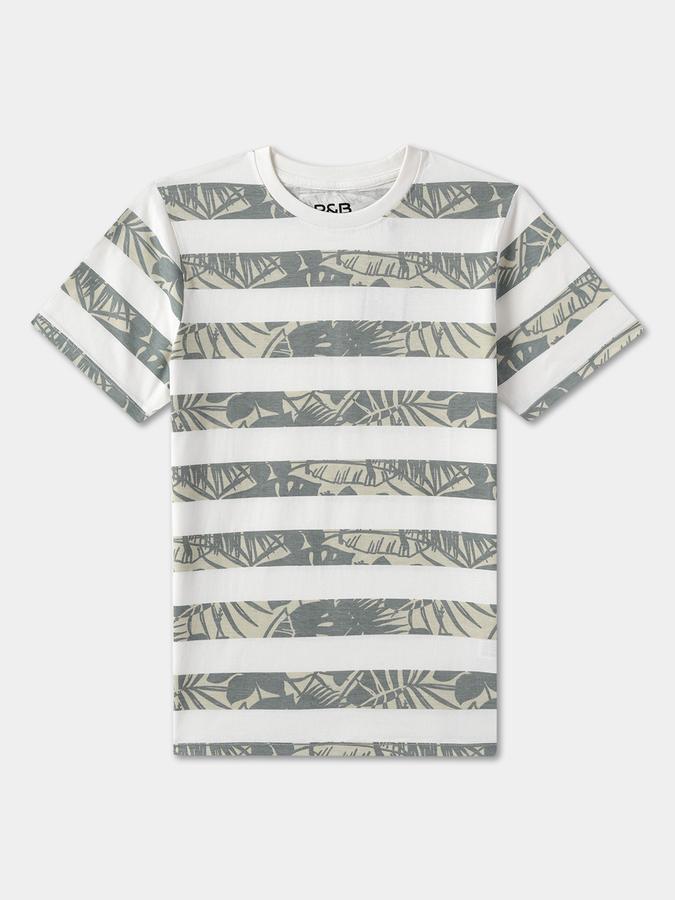 Boys Graphic Print Pure Cotton Regular T Shirt 