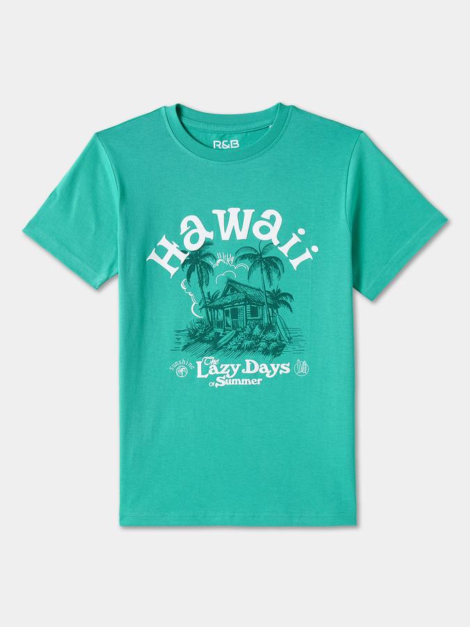R&B BOYS PRINTED REGULAR GRAPHIC TEE