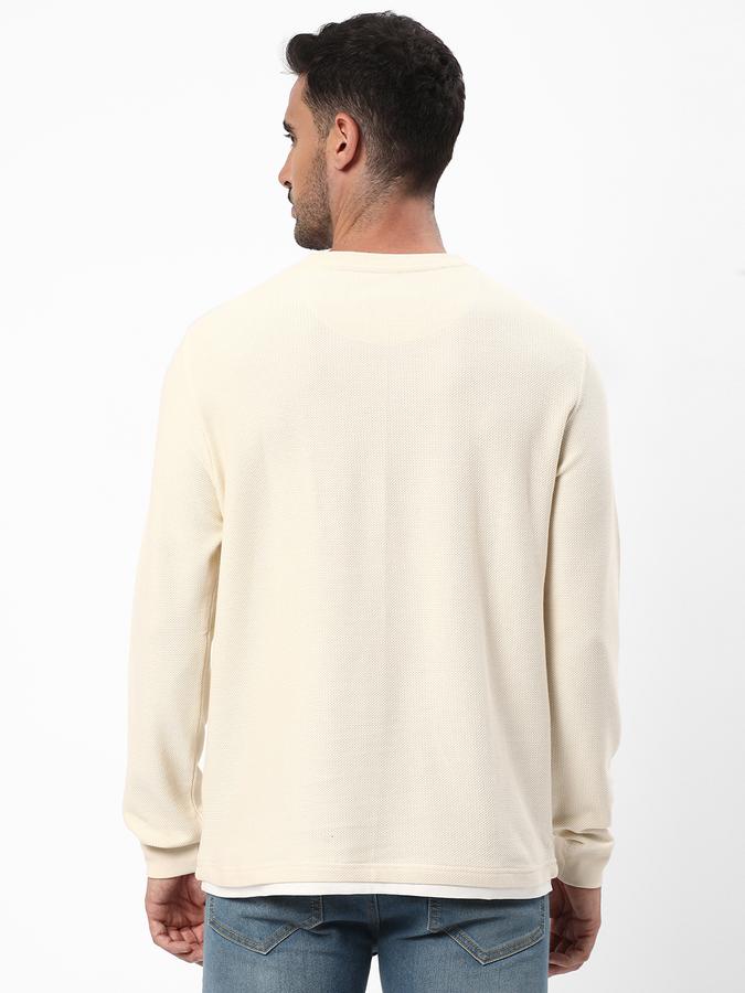 R&B Men's Solid Full Sleeve Structured T-Shirt image number 2