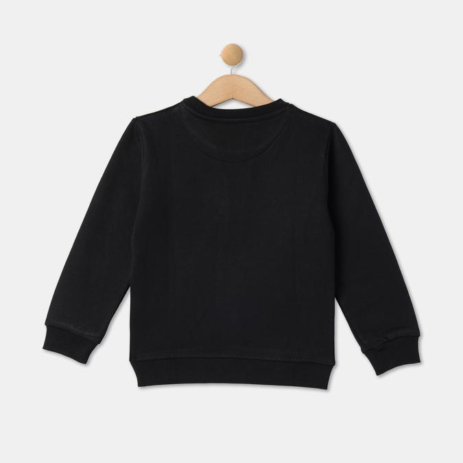 Girls Typographic Print Round-Neck Sweatshirt image number 1