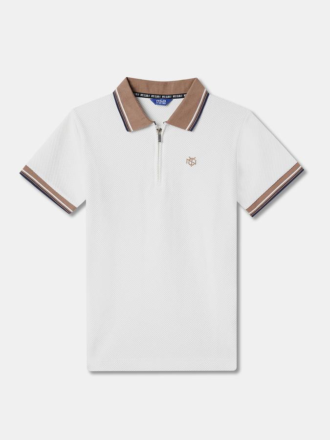 Boys Ribbed T-Shirt & Shorts Set image number 2