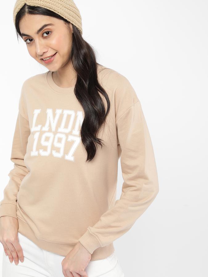 R&B Women Beige Sweatshirt image number 0