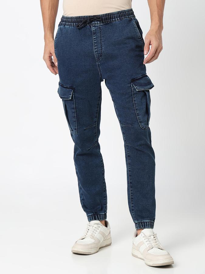 Men Solid Jeans image number 1