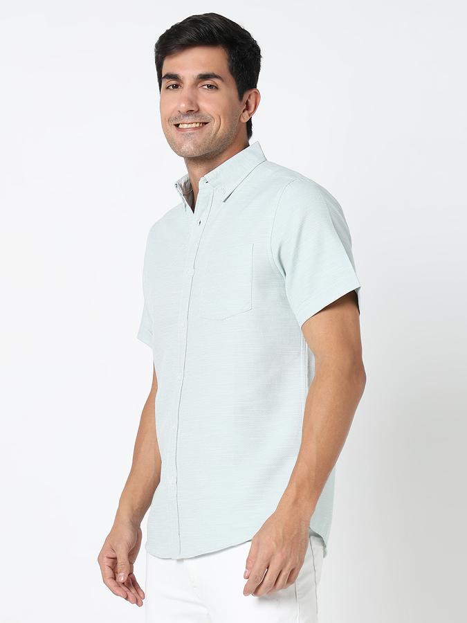 Men Self Design Casual Shirt image number 2