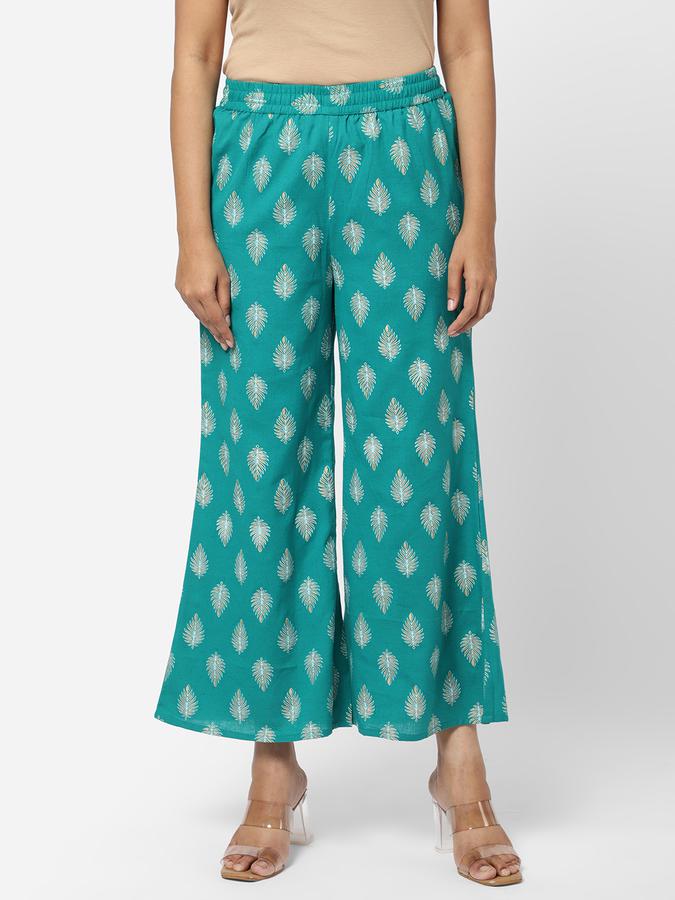 R&B Women Teal Palazzos & Culottes image number 0