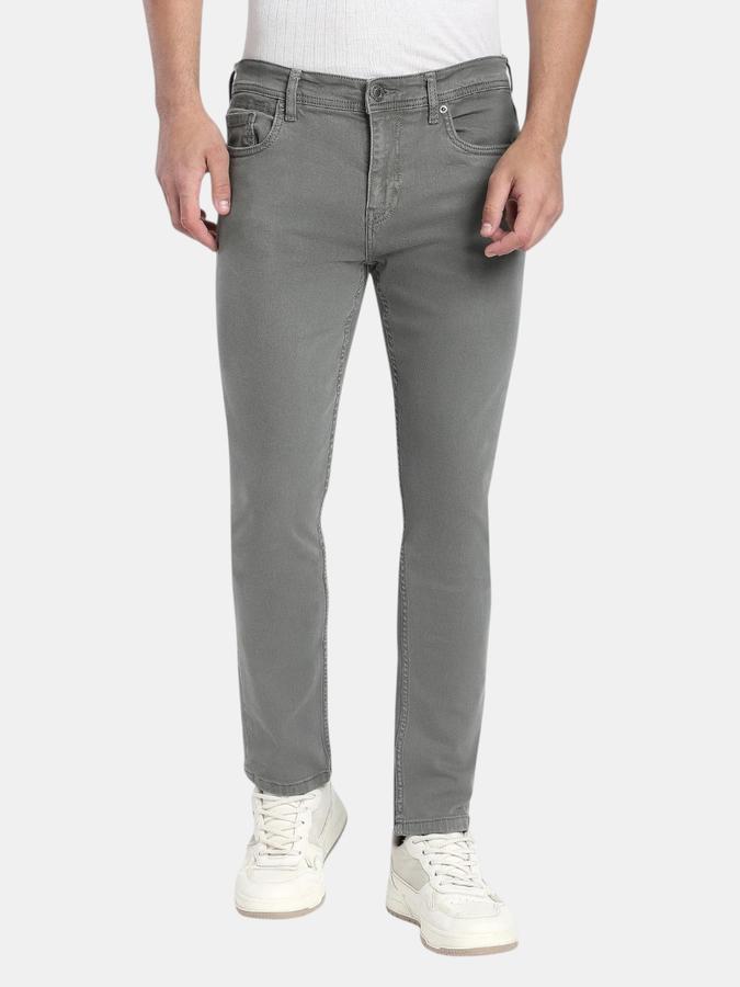 R&B Olive Slim Fit Men Mid Rise Jeans