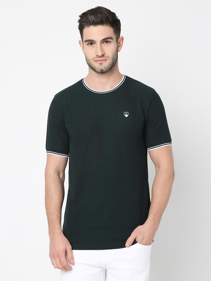 Men Regular Fit Round-Neck T-Shirt image number 0