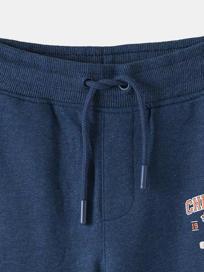 Printed Joggers with Drawstring Waist image number 3