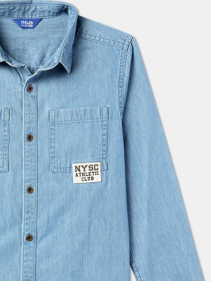 Boys Solid Casual Shirt image number 2