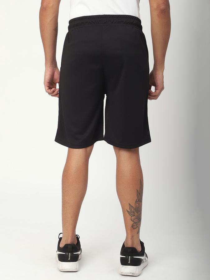 Boys Polyester Regular Fit Drawstring Waist Clean Hem Shorts