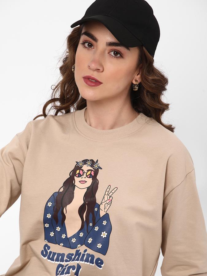 R&B Women Beige Sweatshirts image number 0