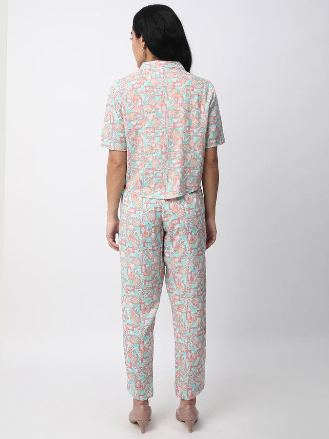 Women Viscose Printed Kurta And Pants Set