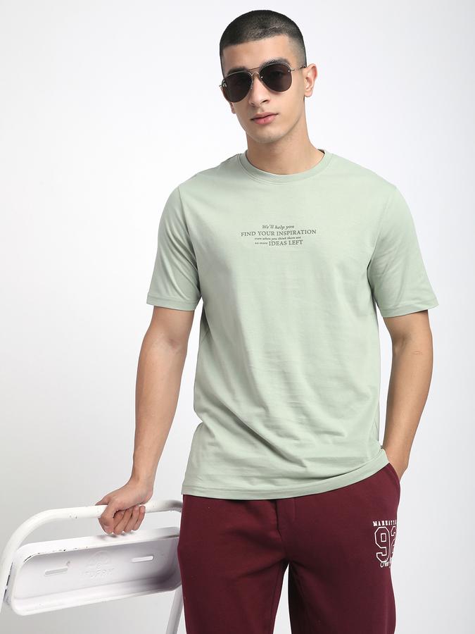 Printed Men Round Neck T-Shirt image number 0