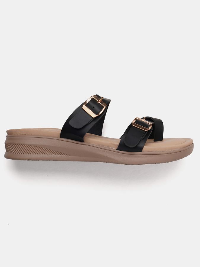 Women Solid Flat Sandals image number 1
