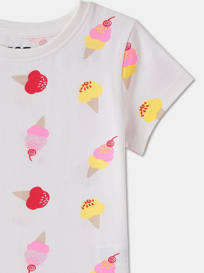 R&B GIRLS Short Sleeves GRAPHIC TEE image number 2