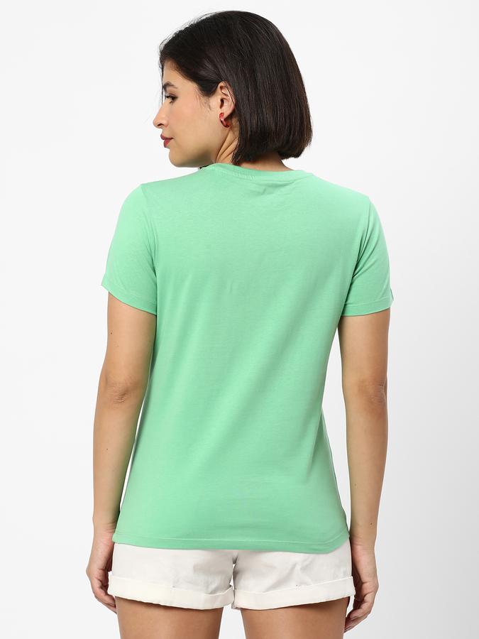 Women Graphic Print Round-Neck T-Shirt image number 2
