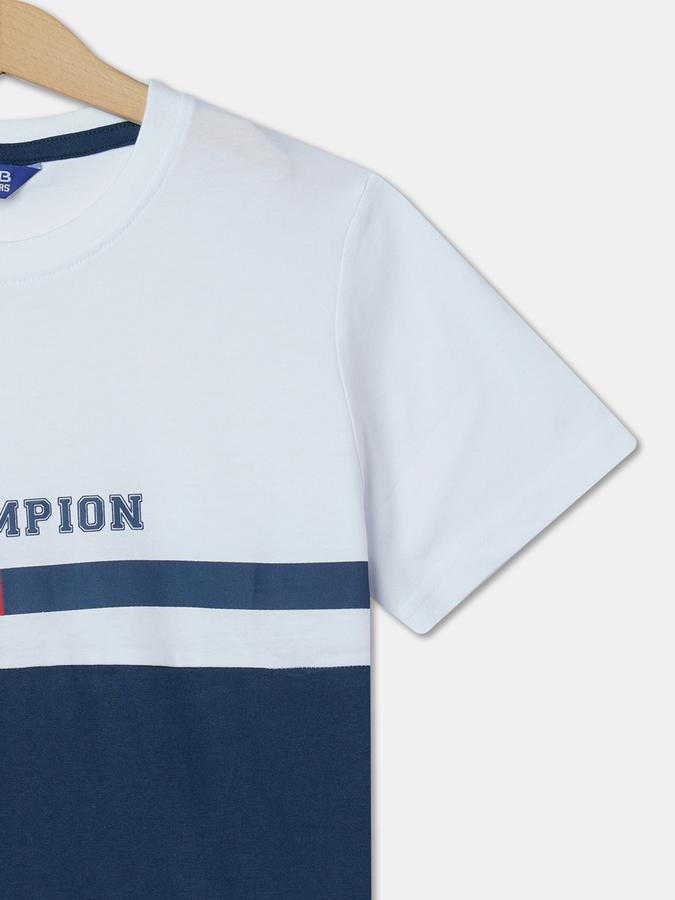 Boys Colorblock Regular Fit T-Shirt image number 2