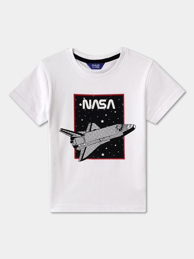 Boys Graphic Print Short Sleeve Crew Neck Sleepwear Set