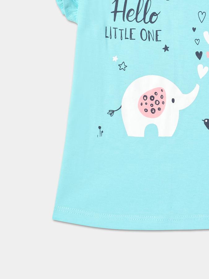 R&B Girl's Round Neck Graphic Tee image number 3