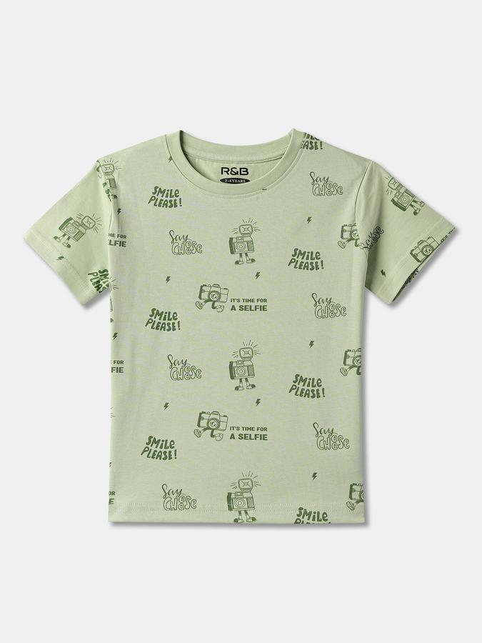 Typographic Print Crew-Neck T-Shirt image number 0