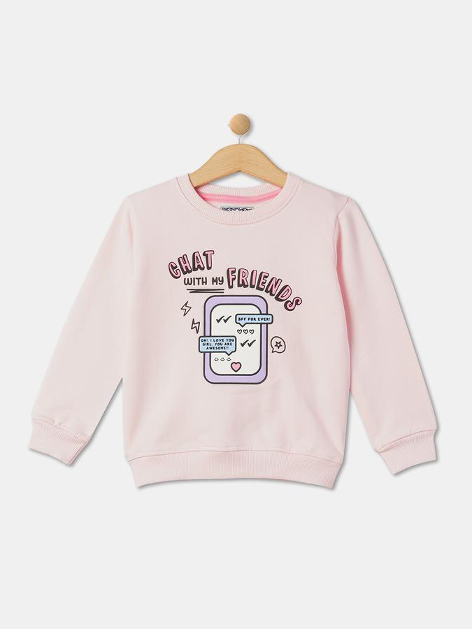 R&B Girls Pink Sweatshirt image number 0