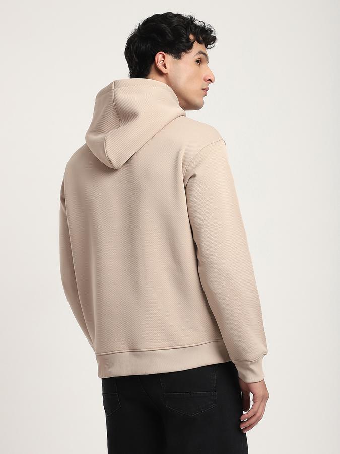 Men Polyester Regular Fit Hooded Graphic Sweatshirt