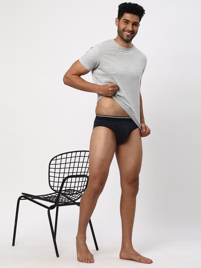 Pack of 2 Men Striped Briefs image number 2