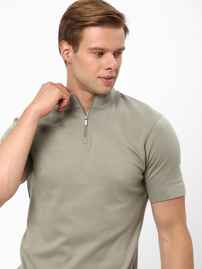 R&B Men Green T-Shirts