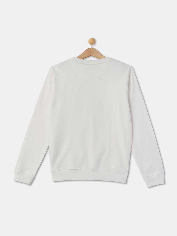 Boys Typographic Print Round-Neck Sweatshirt data-index=