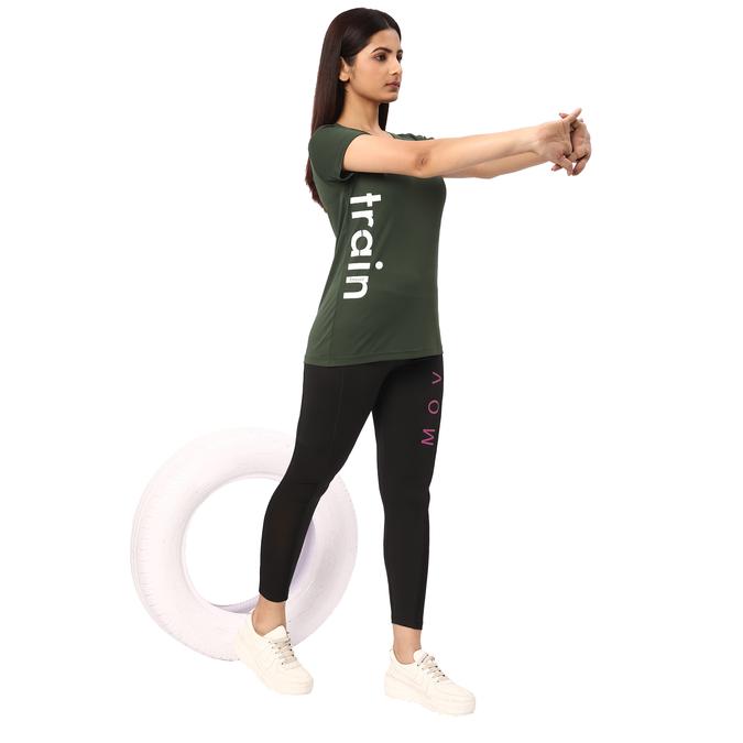 R&B Women Olive Tshirts image number 1