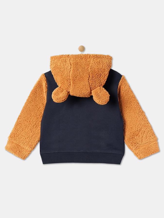 Boys Teddy Applique Hooded Jacket image number 1