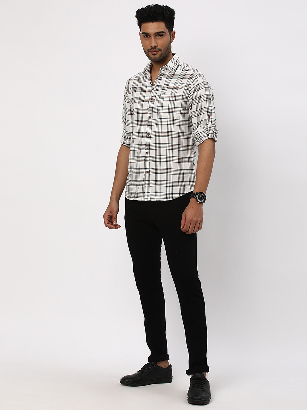Checked Slim Fit Shirt image number 1