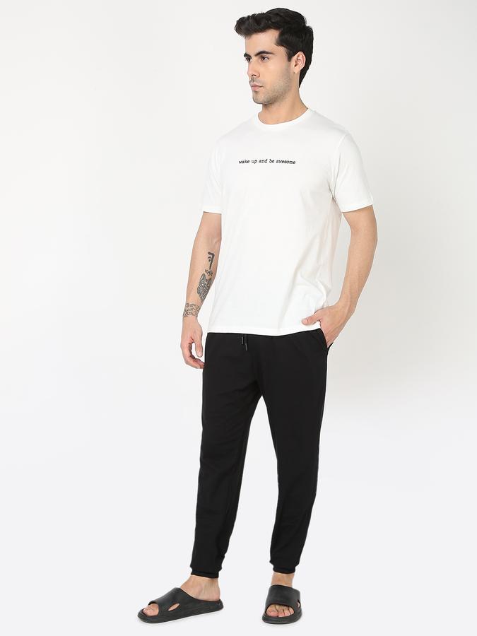 Men Cotton Regular Fit Drawstring Solid Shorts