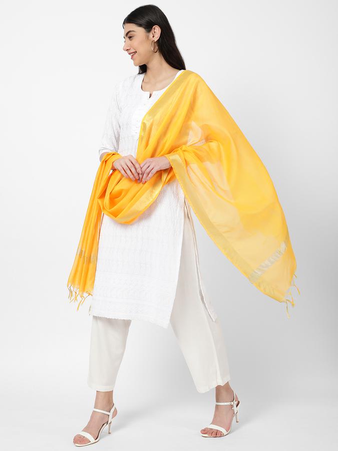 R&B Women Mustard Dupattas image number 1