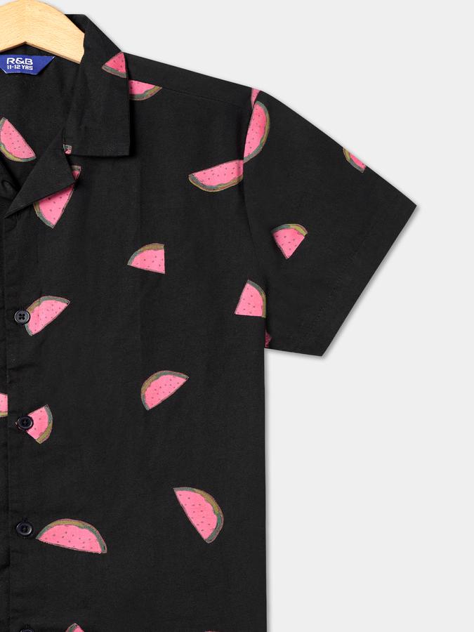 R&B Boy's Printed Shirt data-index=