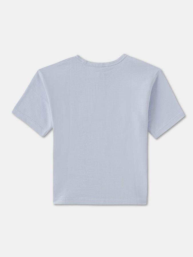 Boys Regular Fit Short Sleeve Henley Neck T-Shirt