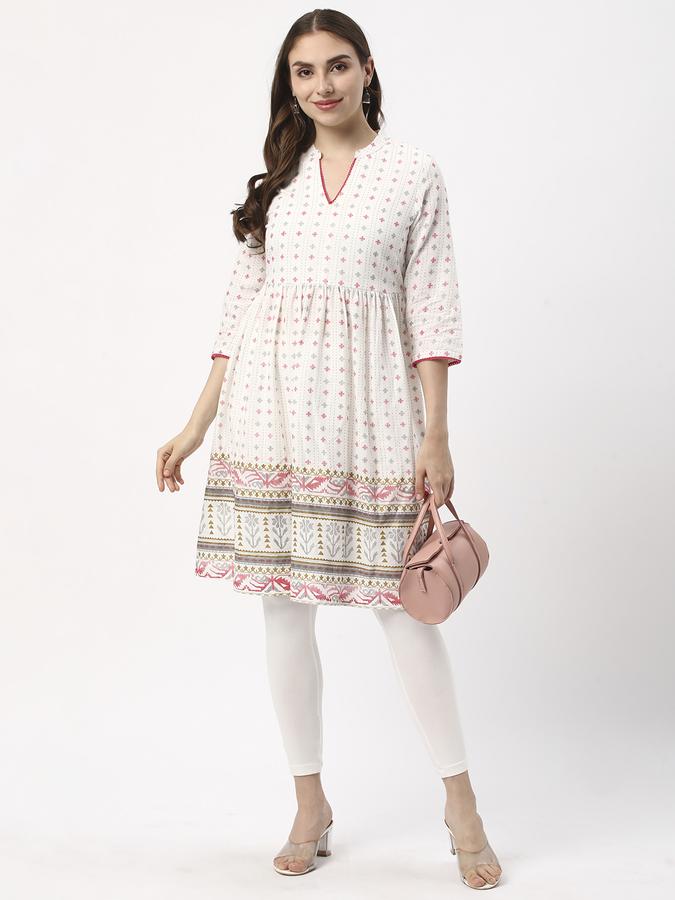 Women Printed Round Neck Kurtas data-index=