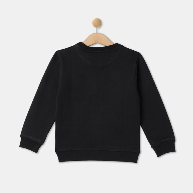 Girls Typographic Print Round-Neck Sweatshirt image number 1