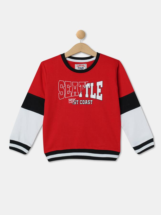 R&B Boys Red Sweatshirt image number 0
