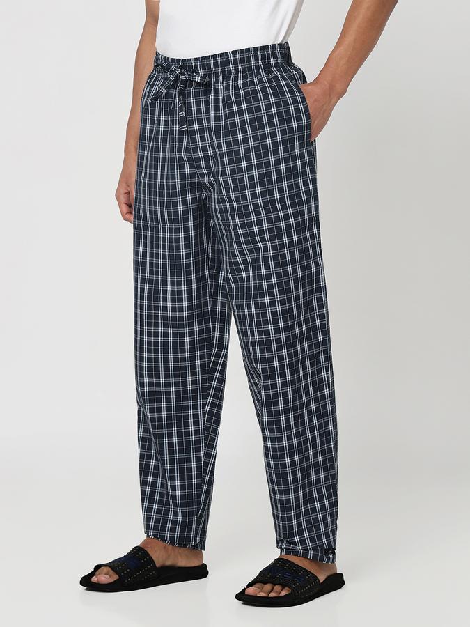 Checkered Men Track Pants image number 2
