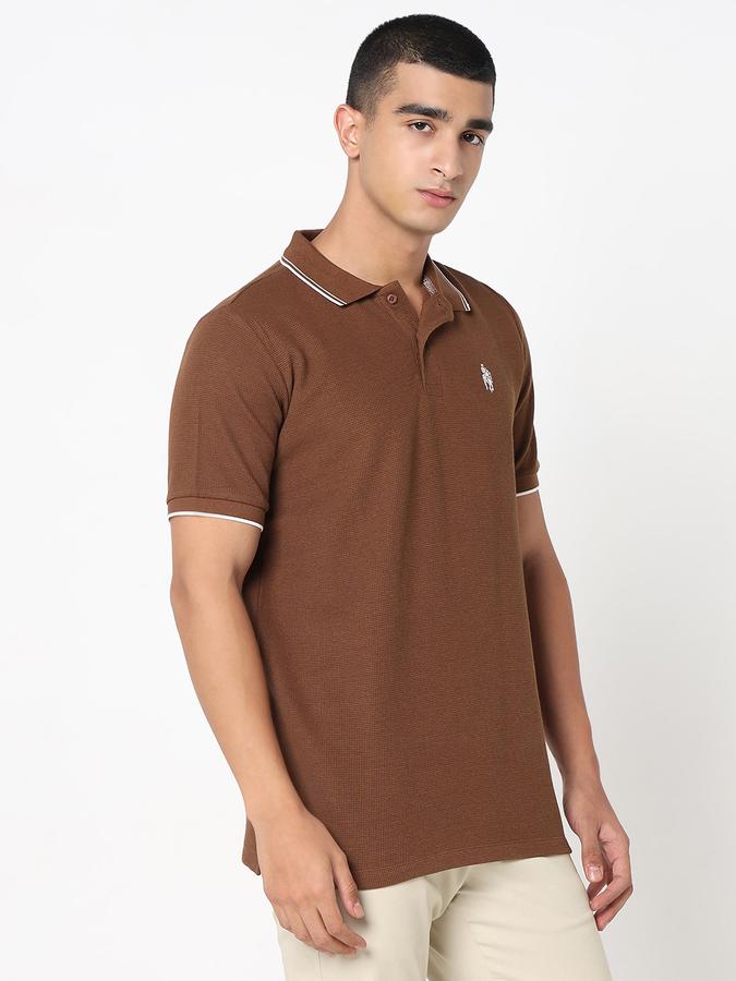 MENS TEXTURE POLO image number 3