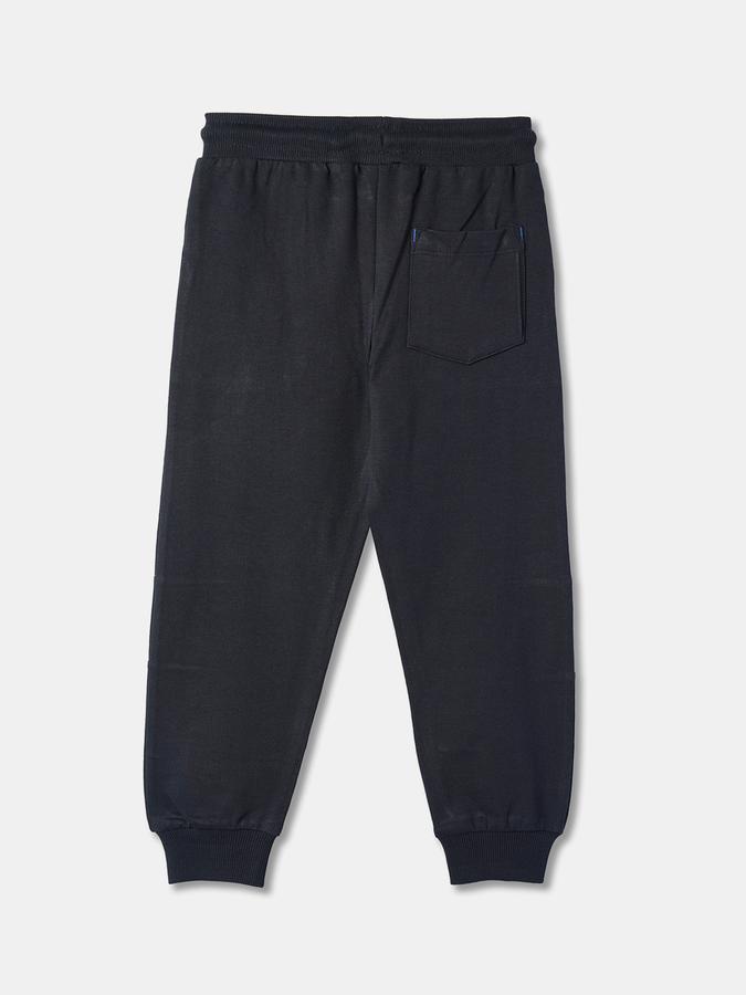 Boys Typographic Print Joggers with Drawstring Waist image number 1