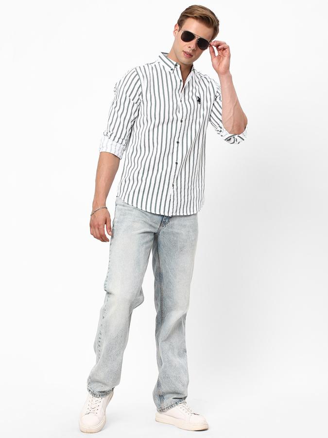 Men Cutaway Collar Shirt image number 1