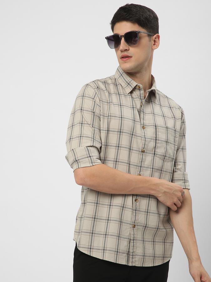 Men Checked Regular Fit Shirt image number 0