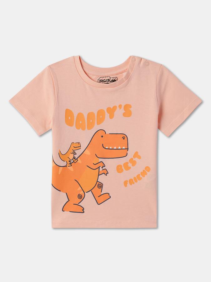 Boys Regular Fit Short Sleeve Crew Neck T-Shirt